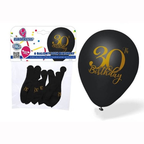 balony na 30 urodziny