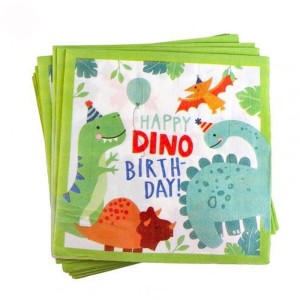 SERWETKI PAPIEROWE 33x33CM DINO 20SZT