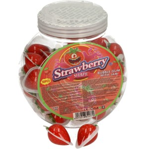 STRAWBERRY GUMY TRUSKAWKI 50SZT