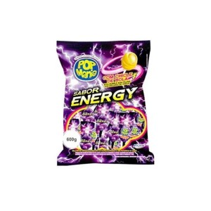 POP MANIA LIZAKI  SABOR ENERGY Z GUMĄ BALONOWĄ 50SZT