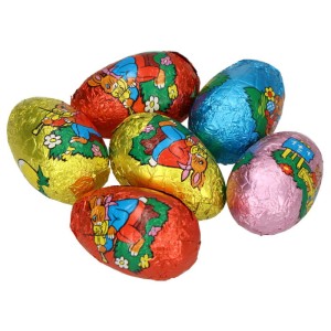WIELKANOCNE JAJKA CZEKOLADOWE  100G