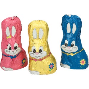 WIELKANOCNE ZAJĄCZKI CZEKOLADOWE  100G