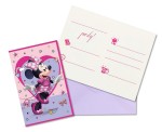 ZAPROSZENIA Z KOPERTAMI MINNIE JUNIOR 6SZT