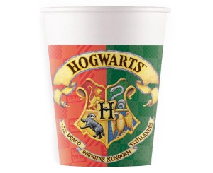 KUBECZKI PAPIEROWE HARRY POTTER 200ML,8SZT