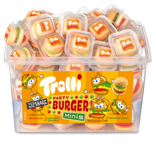 Żelki hamburgery trolli mini burger
