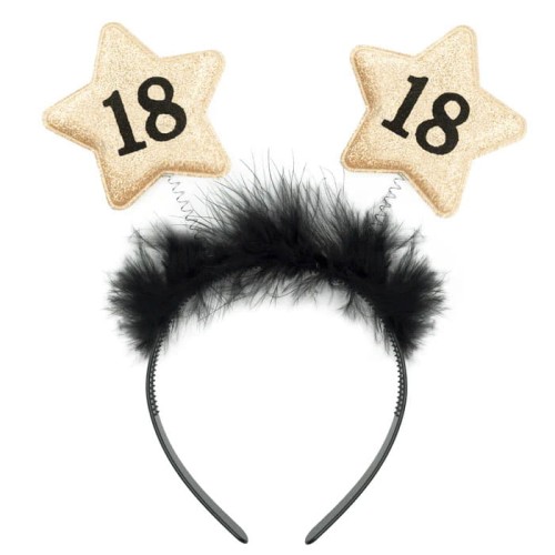 OPASKA ZŁOTE GWIAZDKI NA 18 URODZINY
