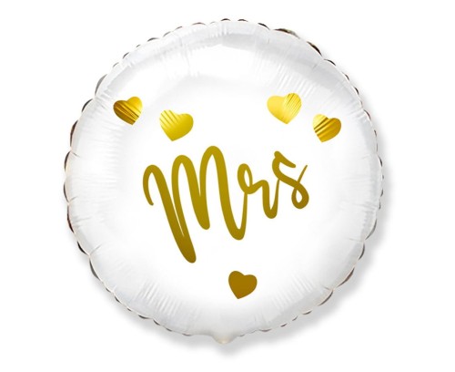 balon18" mrs biały