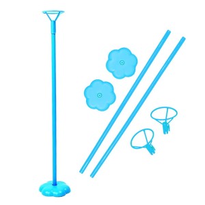 STOJAK NA BALONY NIEBIESKI 40CM, 2SZT