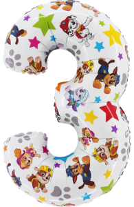 BALON FOLIOWY 26" CYFRA 3 PAW PATROL