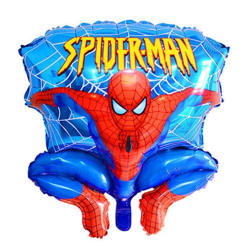 balon spider-man  niebieski