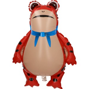 BALON FOLIOWY 22" ŻABA ŻABKA CZERWONA