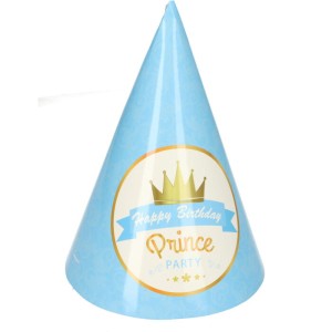CZAPECZKI URODZINOWE PRINCE 6SZT