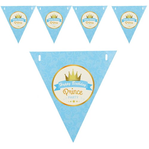 banner girlanda happy birthday prince
