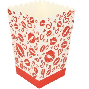 PUDEŁKO NA POPCORN USTA 6SZT
