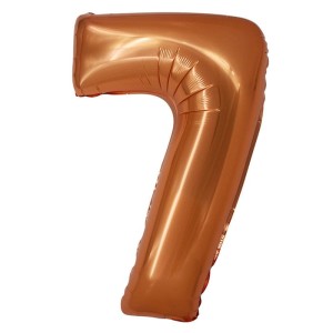BALON 76CM CYFRA MIEDZIANA 7