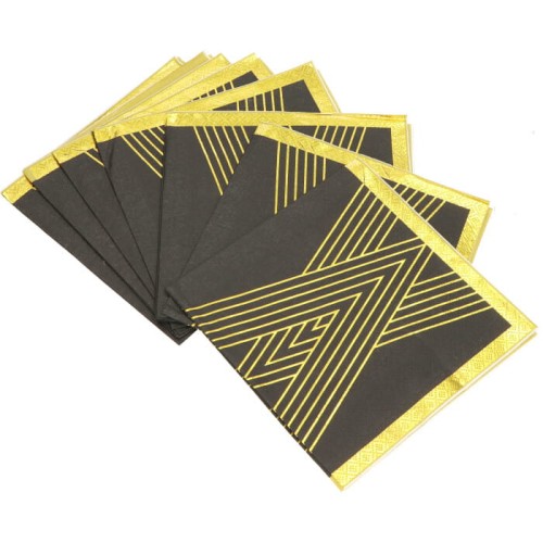 SERWETKI PAPIEROWE CZARNO ZOTE