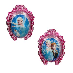 BALON 22" LUSTRO FROZEN RÓŻOWY