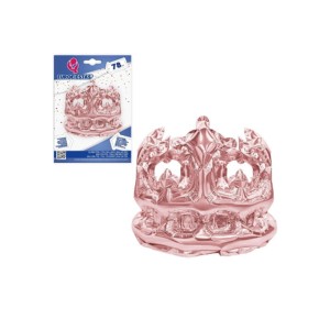 BALON 78CM KORONA GOLD ROSE