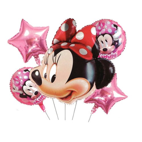 zestaw balonów myszka minnie
