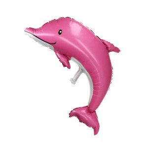 BALON FOLIOWY 22" DELFIN RÓŻOWY DELFINEK