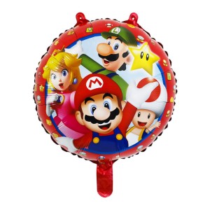 BALON 18" SUPER MARIO CZERWONY