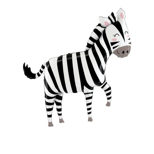 balon foliowy zebra