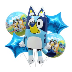 ZESTAW BALONÓW BALON BLUEY 5 SZT
