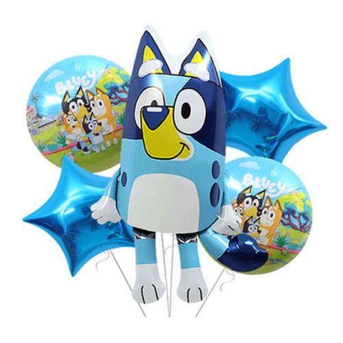 zestaw balonów bluey