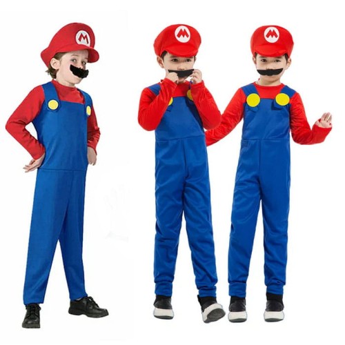 KOSTIUM PRZEBRANIE SUPER MARIO