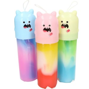 XXL GLUTEK SLIME TĘCZOWY POTWOREK MIX 6SZT