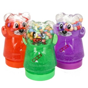 MINI GLUTEK SLIME KOTEK Z KULECZKAMI MIX 24SZT