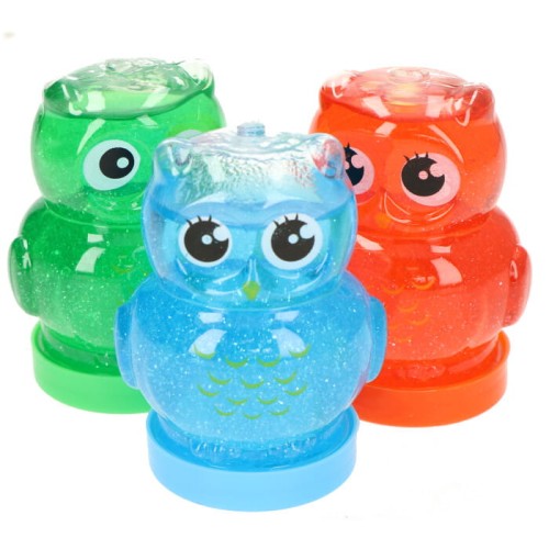 MINI GLUTEK SOWA Z BROKATEM