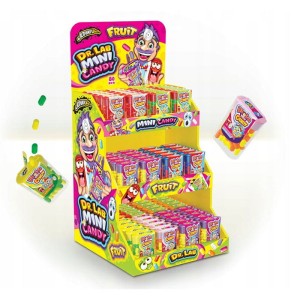 JOHNY BEE DR,LAB MINI CANDY DRAŻETKI WIELOOWOCOWE 80szt