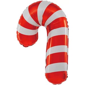 BALON LASKA CUKROWA LASKA CHOINKOWA 54x74CM CZERWONA PAKOWANA