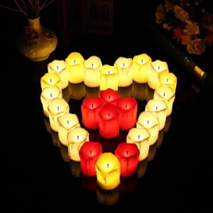 ŚWIECZKA LED ZNICZ LAMPKA MIX 24SZT WKŁAD LED DO ZNICZY