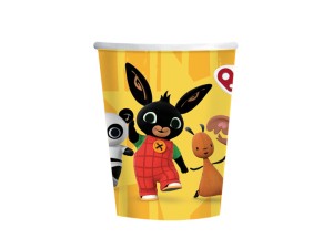 KUBECZKI PAPIEROWE KRÓLIK BING 250ML 8SZT