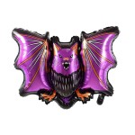 BALON 22" NIETOPERZ HALLOWEEN FIOLETOWY