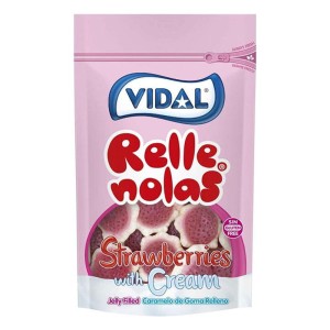 ŻELKI VIDAL RELLE NOLAS STRAWBERRIES CREAM 180G