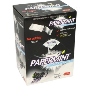 LISTKI MIX SMAKÓW  PAPERMINT COLA STRAWBERRY  BEZ CUKRU48SZT