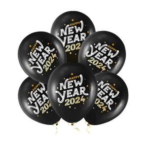 BALONY NA SYLWESTRA HAPPY NEW YEAR 2024 100SZT
