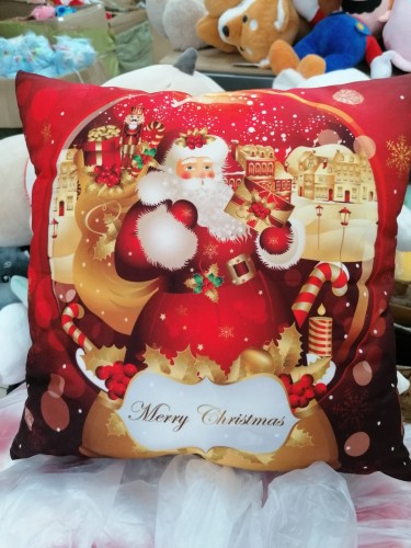 dekoracyjna poduszka na boże narodzenie merry christmas