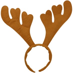 OPASKA ROGI RENIFERA BOŻE NARODZENIE BRĄZOWA