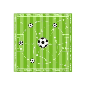 SERWETKI FOOTBALL PARTY 33x33CM, 20SZT