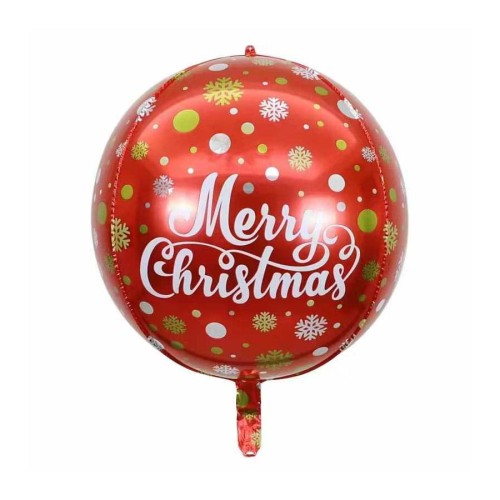 balon kula 4d merry christmas