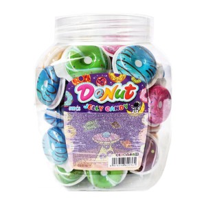 JELLY CANDY DONUT ŻELKI DONUTY PĄCZKI 50x10g 50 SZT
