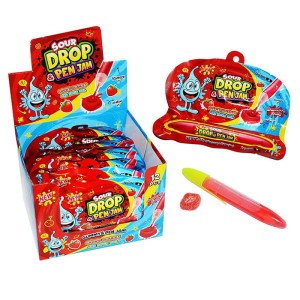 SOUR DROP PEN ŻELKI Z KWAŚNYM ŻELEM (55G) 12SZT