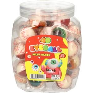 4D EYEBALL JELLY CANDY ŻELKI OCZY 50 SZT