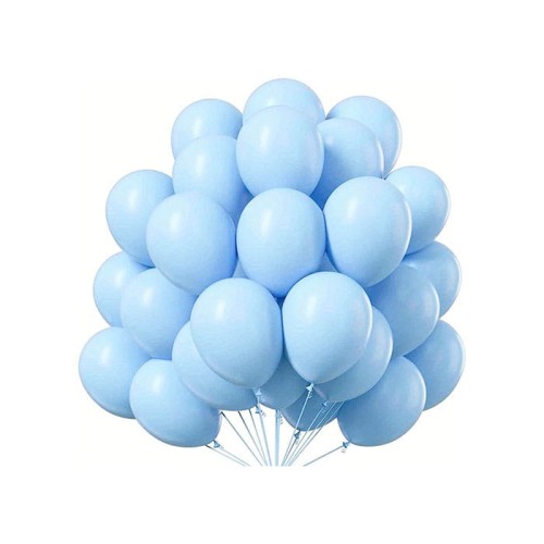 balony lateksowe jasno niebieskie