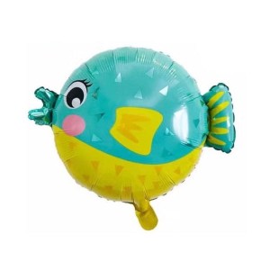 BALON RYBKA RYBA OKRĄGŁA 48X55CM