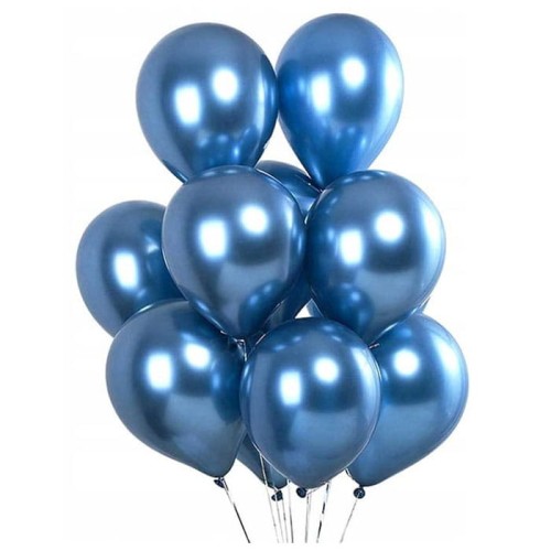 BALONY CHROMOWANE NIEBIESKIE